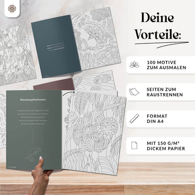 XXL Malbuch für Erwachsene - 100 Motive